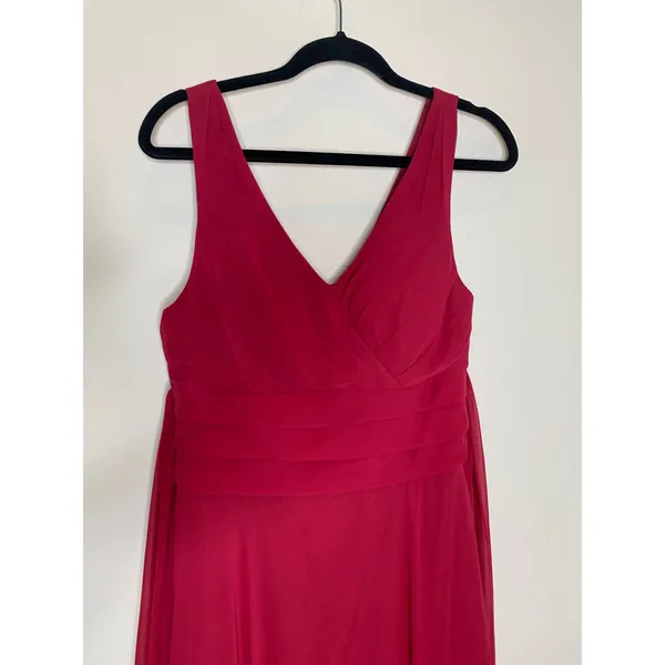 Azazie Dress ? Kora ? Scarlett Sz A10 Burgundy Red Color - Image 7