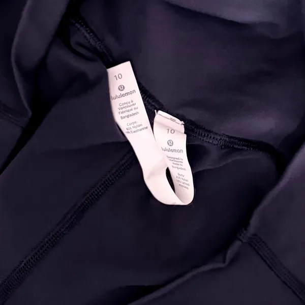 LULULEMON Wunder Under Hi-Rise Tight Full-On Luon Midnight Navy Blue Size 10 - Image 13