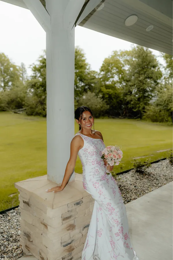 Ashley Lauren One-Shoulder Prom Dress - Image 3