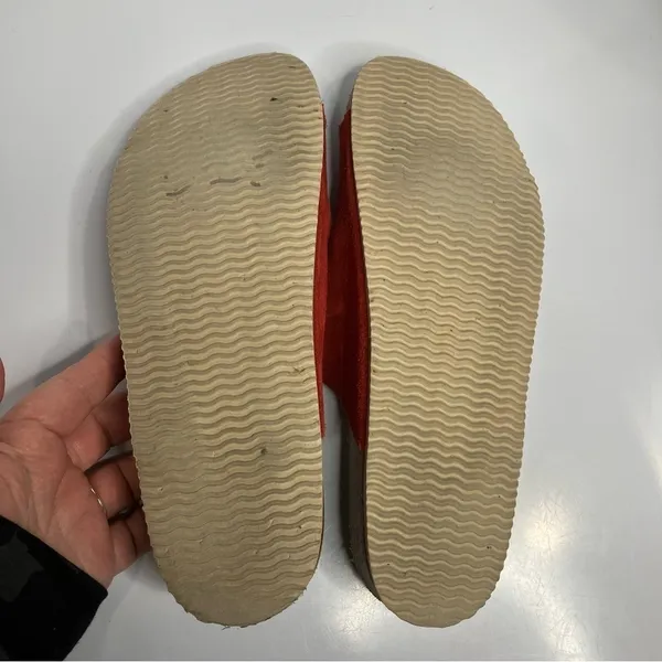 Yokono‎ 2 strap leather sandals made in Spain red leather size 9 - Image 10