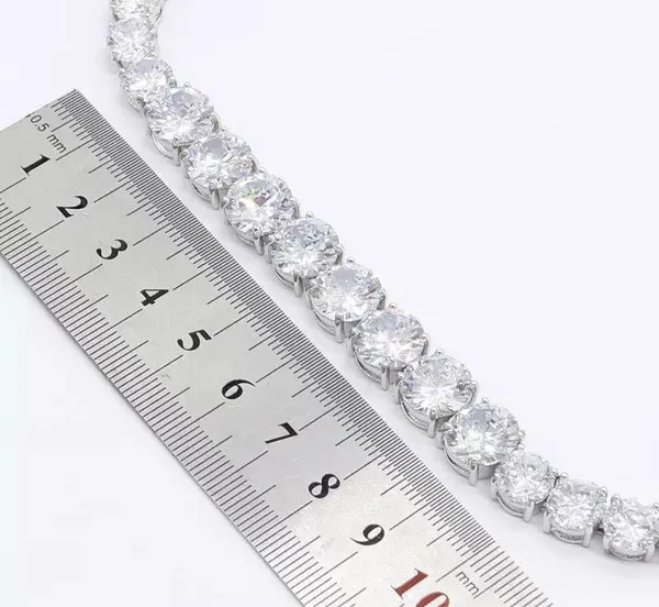 18” Silver Sterling 100% Cz Diamond. - Image 9