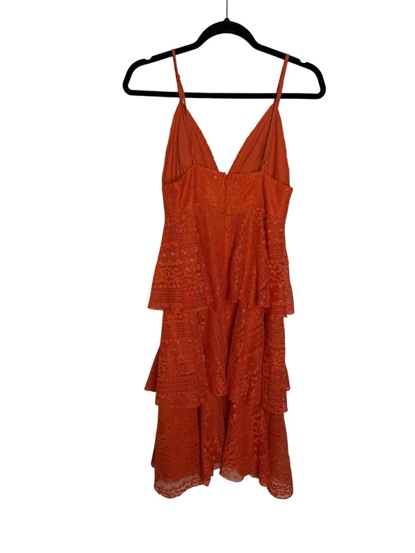 🧡 Lulus Tiered Lace Midi Dress Small 🧡‎ - Image 3