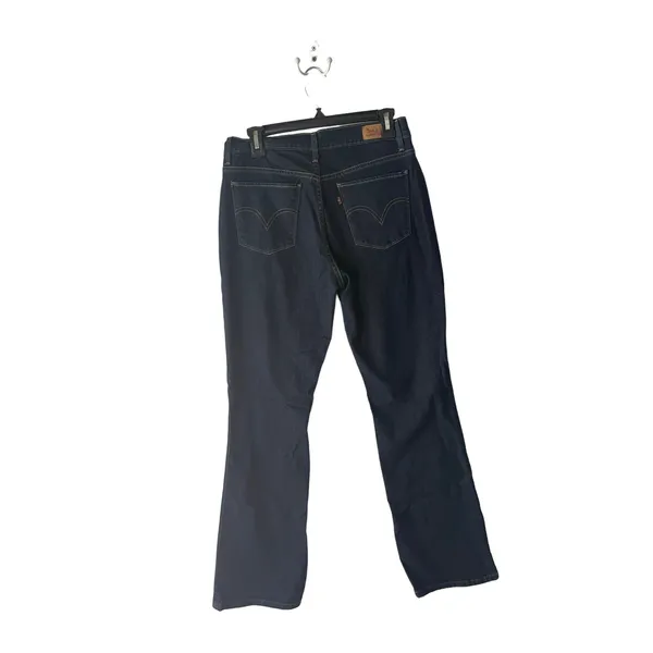Levi's 515 Bootcut Women's Size 8 Dark Wash Mid Rise Jeans‎ - Image 5