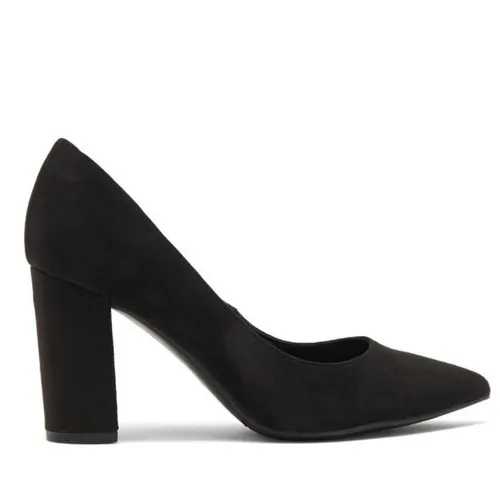 Marc Fisher Georgy Pointed Block Heel Pump, Black Suede, Size 8.5, NWT - Image 3