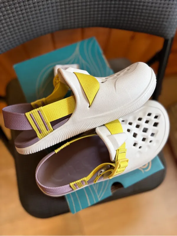 Chacos Chillos Women Clog Shoe Size 7 MoonBeam JCH109164 New Water Casual Garden - Image 8