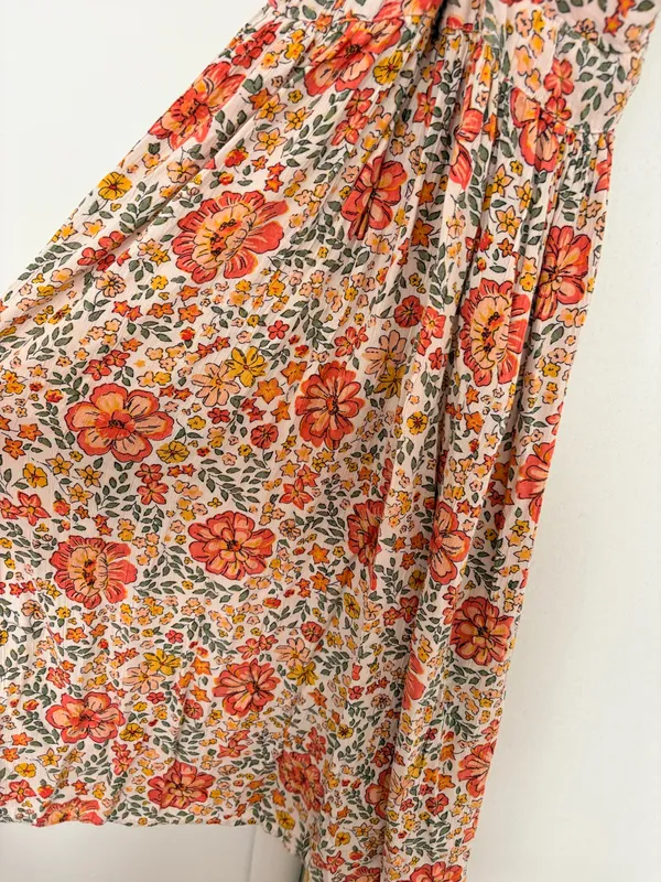 Angie Floral Summer Midi Dress Size Small - Image 4