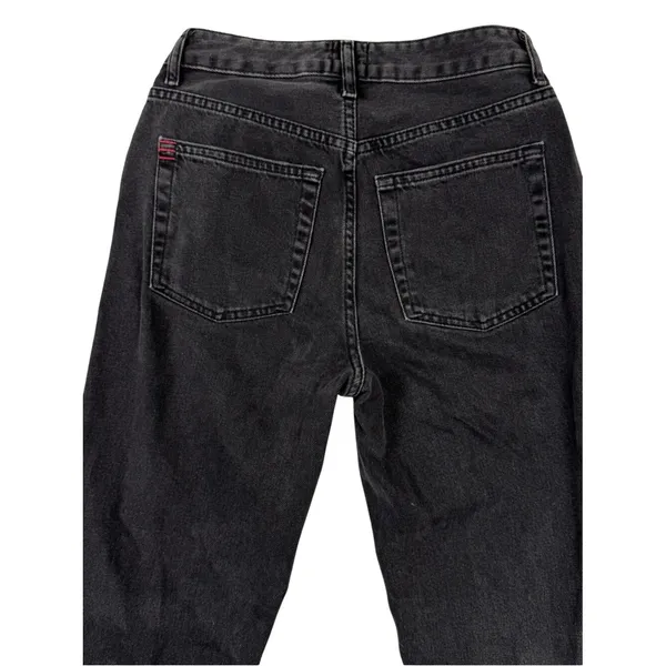BDG Urban Outfitters Mom Jeans High Rise Black Wash Womens 25‎ Straight Leg - Image 5