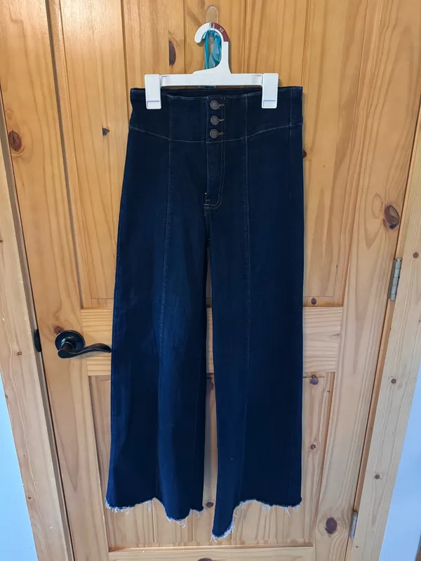 0² Denim Boutique Jeans Flare Dark Wash - Image 4