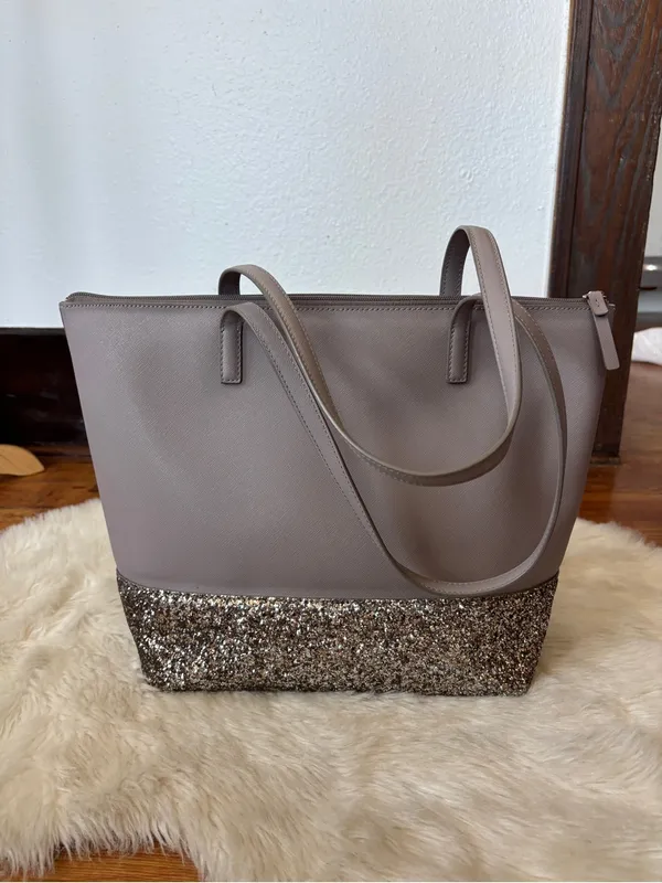 Kate Spade Greta Penny Court Glitter Shoulder Bag - Image 5
