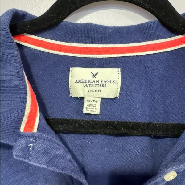 Navy‎ American Eagle polo - Image 2
