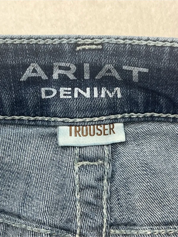 Ariat Women’s Medium Wash Stretch Wide Leg Denim Trouser Jeans Pants⁠ Size 32R - Image 12
