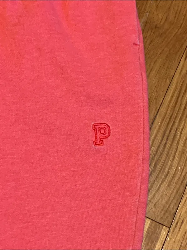 Pink Victoria's Secret Medium Coral sweat lounge pants pre-owned - Image 2