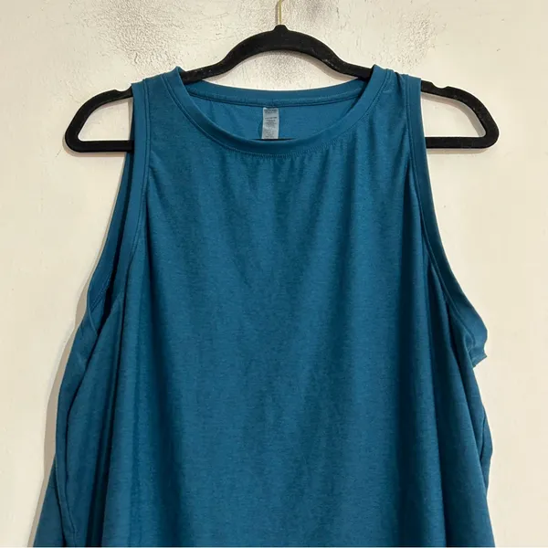 Beyond Yoga Featherweight Rebalance Tank Top Blue 1x Workout Cozy Loungewear - Image 3