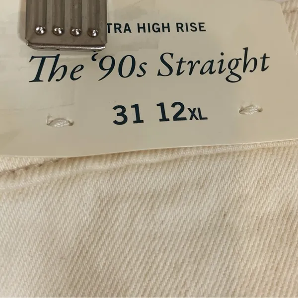NEW Abercrombie & fitch the 90's Straight Leg Jeans Size 31 Tall - Image 7