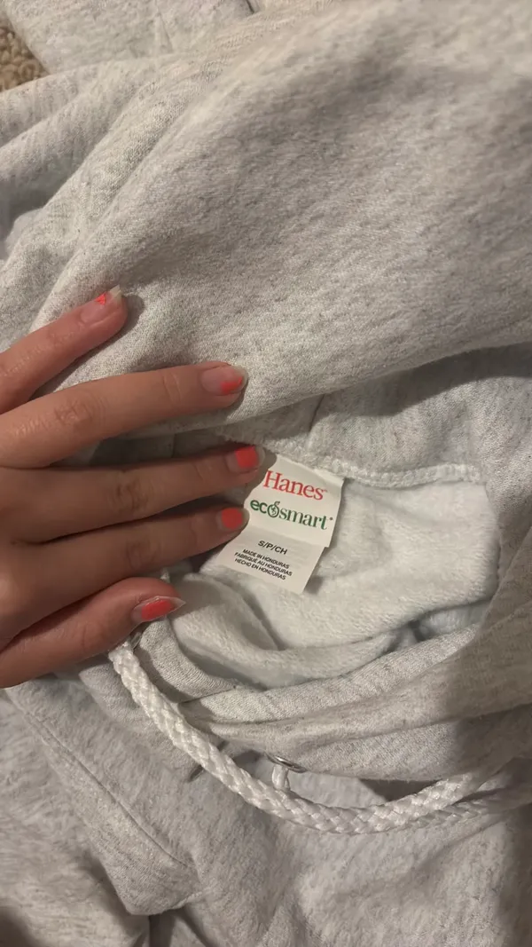 Self Care Pink Grey Hoodie Gray - Image 3