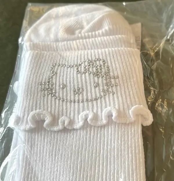 Hello Kitty Limited Edition Rhinestone Socks - Image 2
