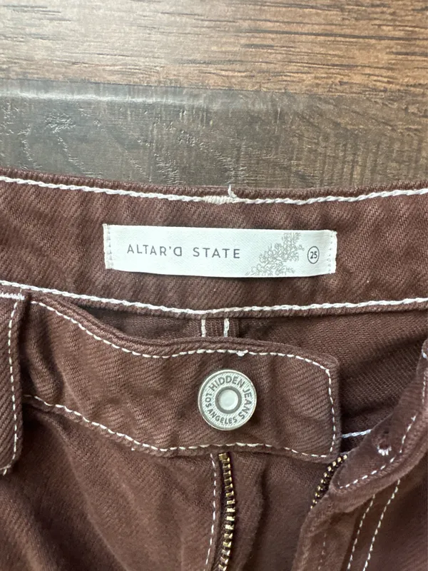altar’s state wide leg jeans - Image 2