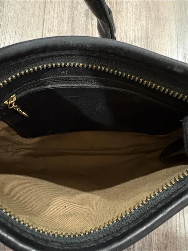 COACH VINTAGE 2000-Perforated leather mini hobo bag-Serial number J0D-9217 - Image 6