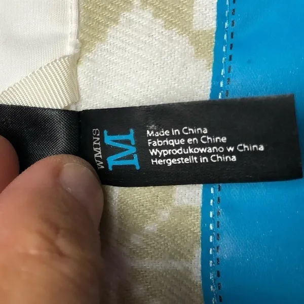 Special Blend Hooded Full‎ Zip Snow Coat in Blue White Size Medium - Image 4