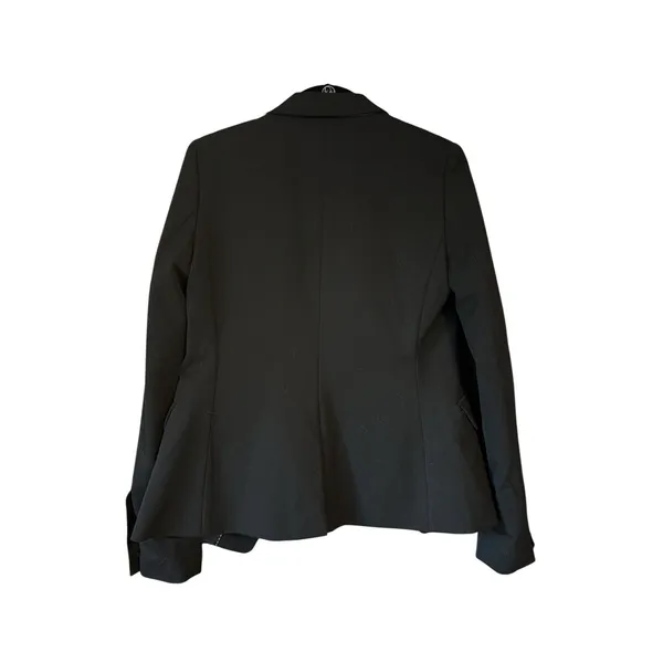 Banana Republic‎ Womens Suit Coat Blazer Black Size 2 - Image 6