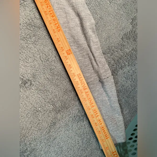 Free people we the free Gray Turtleneck long sleeve split back medium - Image 6