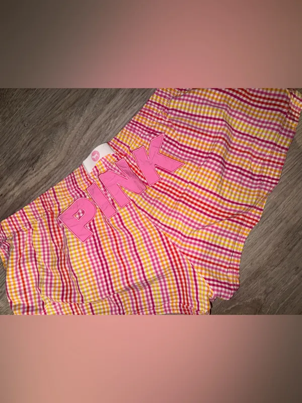 Vintage Y2K PINK Victoria’s Secret Plaid Low waist super short shorts - Image 2