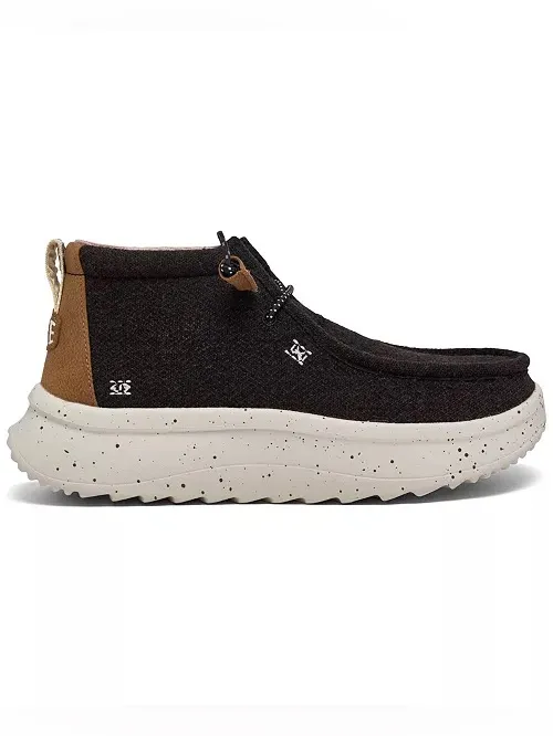 HEY DUDE NIB Women's Wendy Peak Hi Wool Casual Moccasin Sneakers Finish Line - Image 2