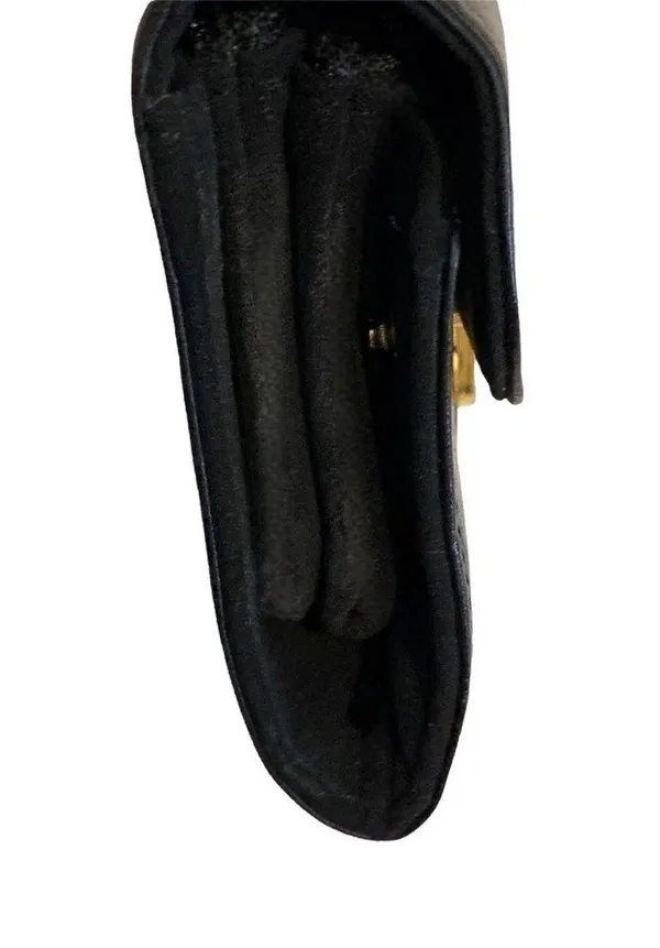 Vintage Exclusively for Black Genuine Leather Fold-open Wallet - Image 4