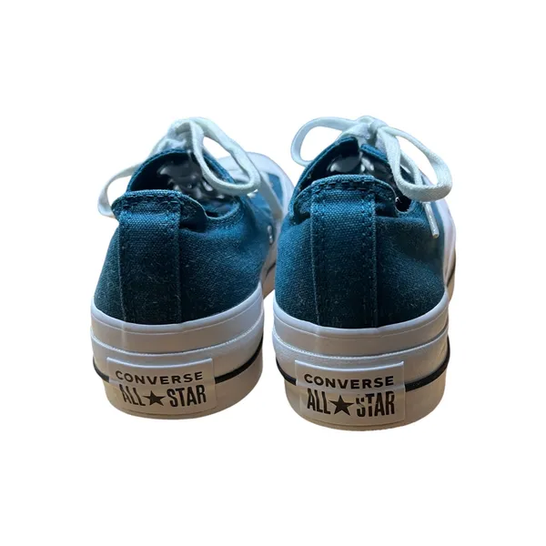 Converse Chuck Taylor All Star Lift Ox low-top platform sneakers turquoise -Sz 7 - Image 6