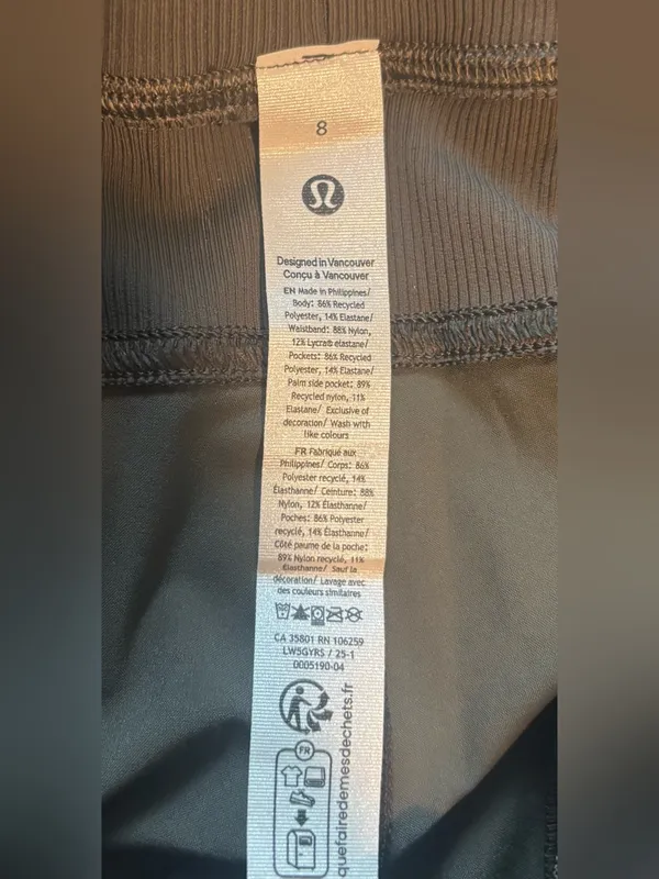 lululemon Dance Studio Mid-Rise Jogger Full Length Camo Pants Size 8 - Image 6