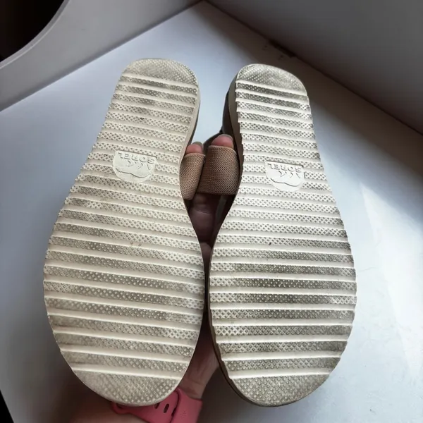 Sorel Ella II Bronze Gold Metallic Ash Slide Sandals Gladiator Size 7.5 Ankle‎ - Image 5