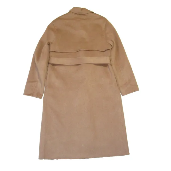 NWT Quince Double-Faced Merino Wool Trench Coat in Caramel S - Image 7