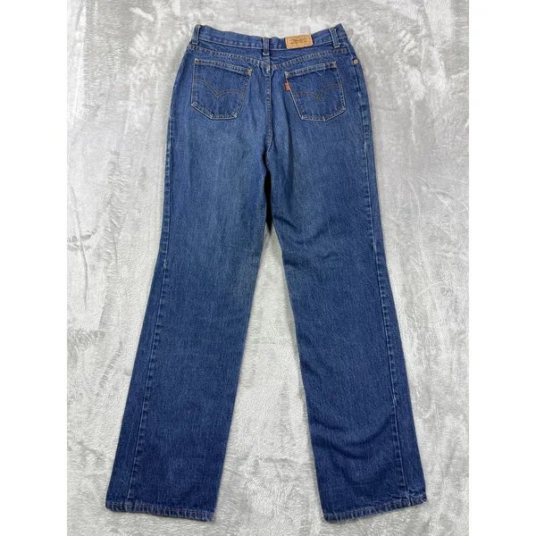 70/80s Vintage Levi’s Made in USA Orange Tab Jeans Women’s 16 Straight Cut Denim - Image 7