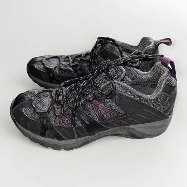 Merrell Siren Sport 2 Womens 5 Hiking Shoes Black Purple Vibram J48592 Gorpcore - Image 3