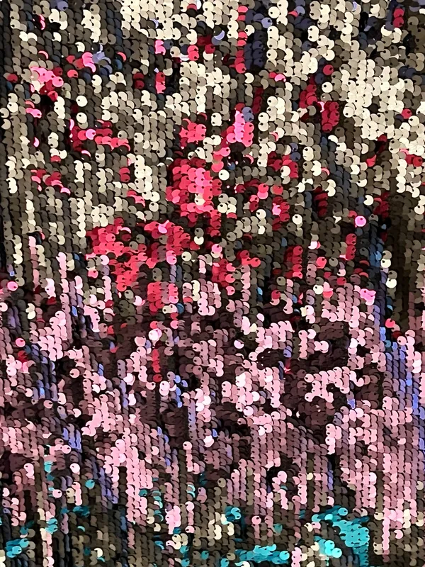 Womens large NWT VENUS Multicolor Sequin Racerback Mini Dress - Image 6