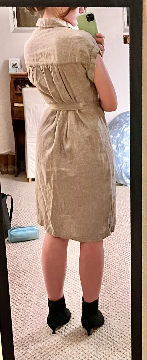 Grey Office Dress Gray - Image 2