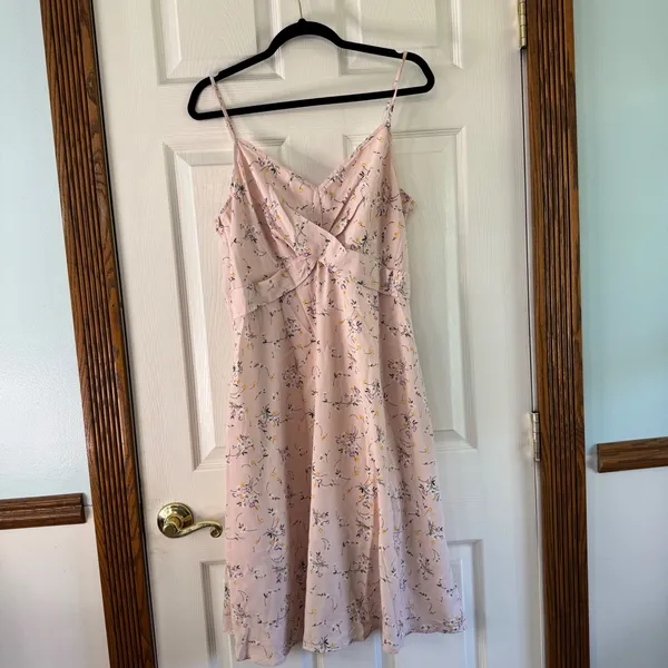 Allegra‎ K Floral Sundress Summer Casual Spaghetti Strap Dress Pink Size L - Image 6