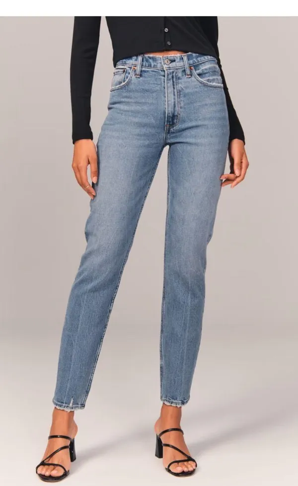High-Rise Mom Abercrombie Jeans - Image 2