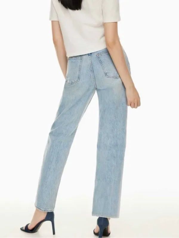 Aritzia Denim Forum The Joni High Rise Loose Jean 7 Yrs Pctr Ths Bleu - Image 2