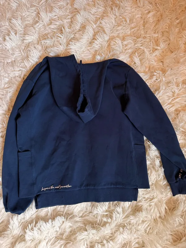 Navy Young LA Hoodie Blue - Image 2