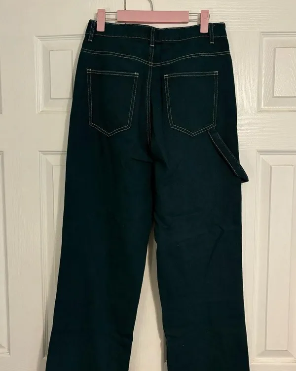 Princess Polly Copeland Jeans Green - Image 4