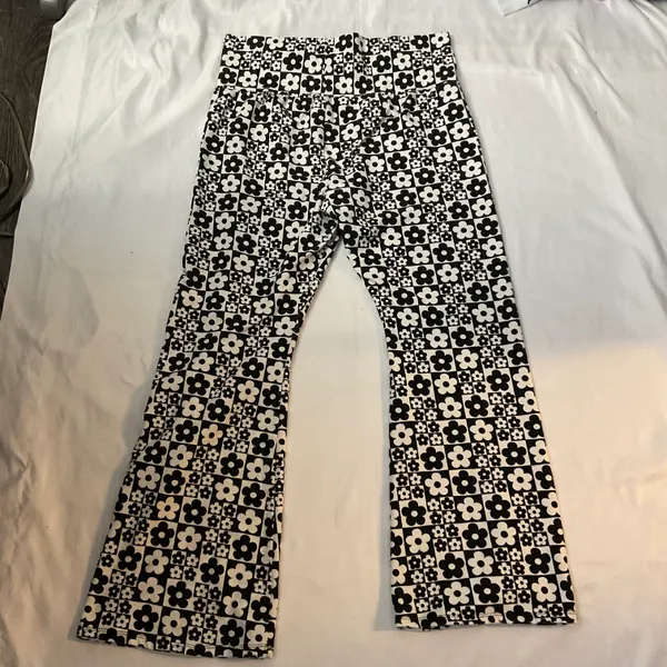 Wild Fable Spring Flower Print Wideleg Pull On Pants Size XXL Hippie Boho - Image 4