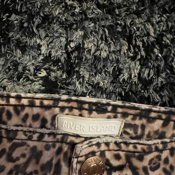 River island high rise animal print‎ jeans 14 - Image 7
