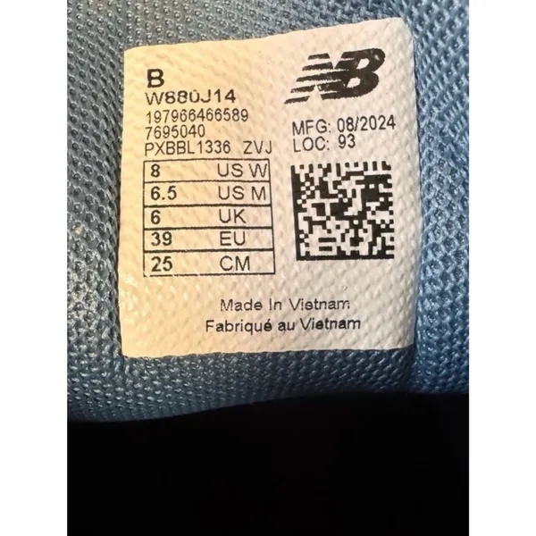 New Balance Fresh Foam X 880v14 Running Shoes Blue White Orange Women 8 Men 6.5 - Image 8