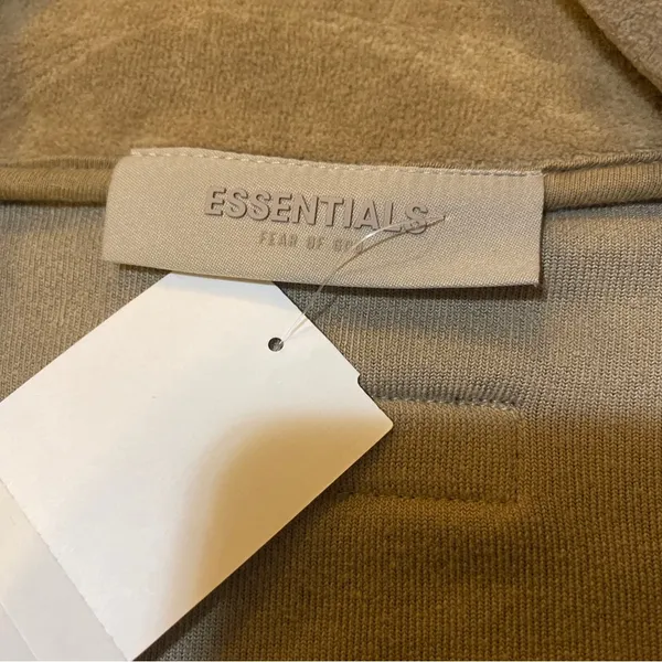 Fear of God Essentials Velour Half Zip Pullover size S - Image 4