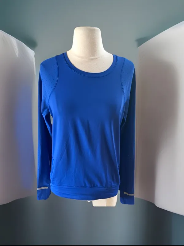 Lululemon Royal Blue Long Sleeve - Image 5