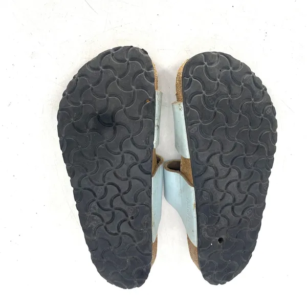 Birkenstock Sydney Light Blue Leather Sandals Womens EU 37 US 6 Regular - Image 6