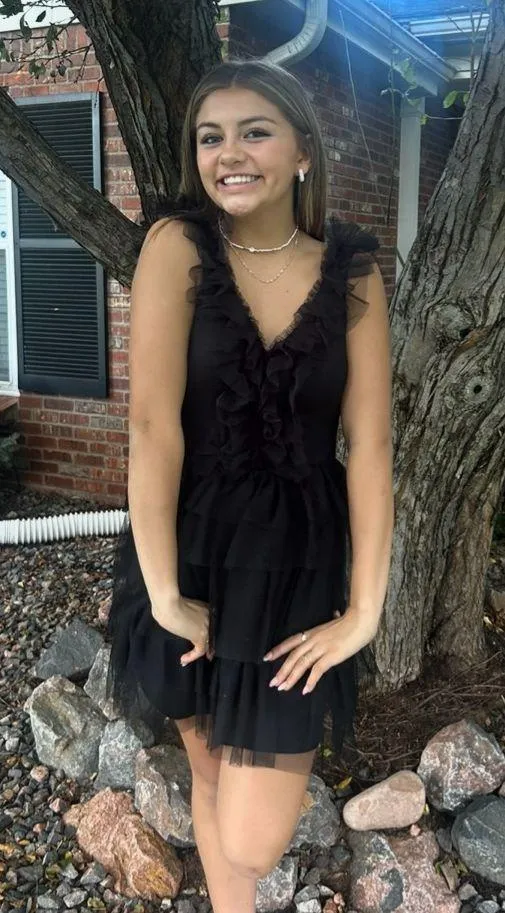 Dillard's Homecoming Dress Black - Image 2