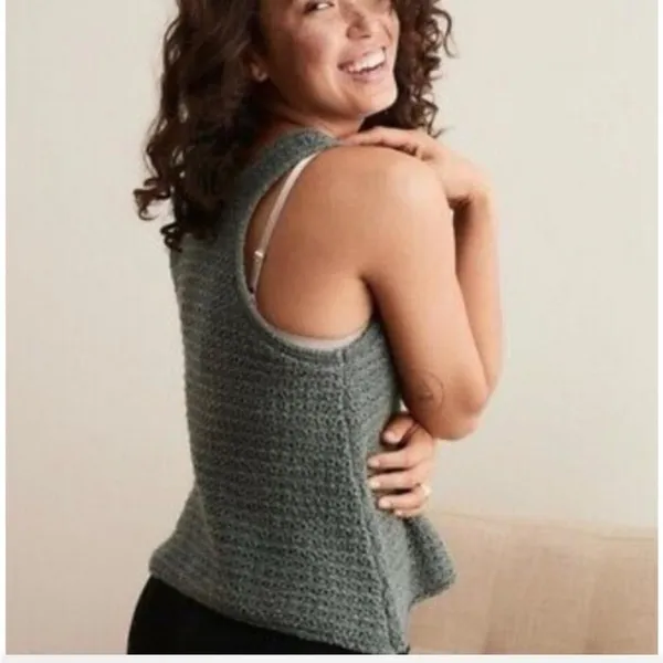 Aerie Knit Crochet Tank Top Small - Image 2