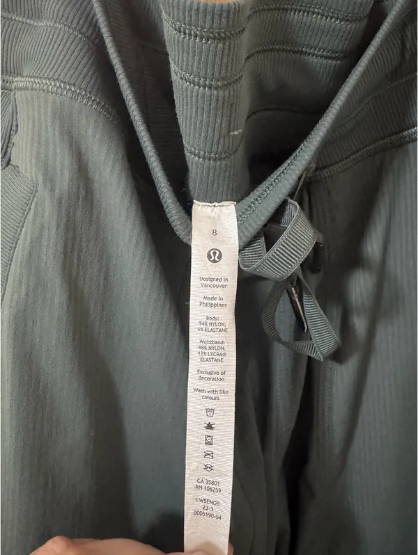 Lululemon dance studio green pants  - Image 6